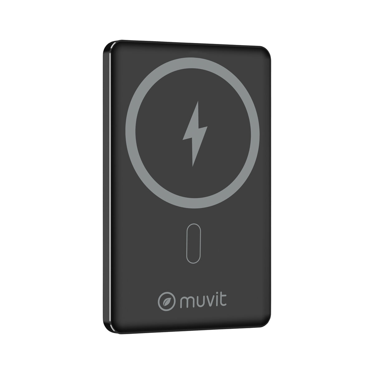 Powerbank Muvit For Change Nero Alluminio 5000 Mah