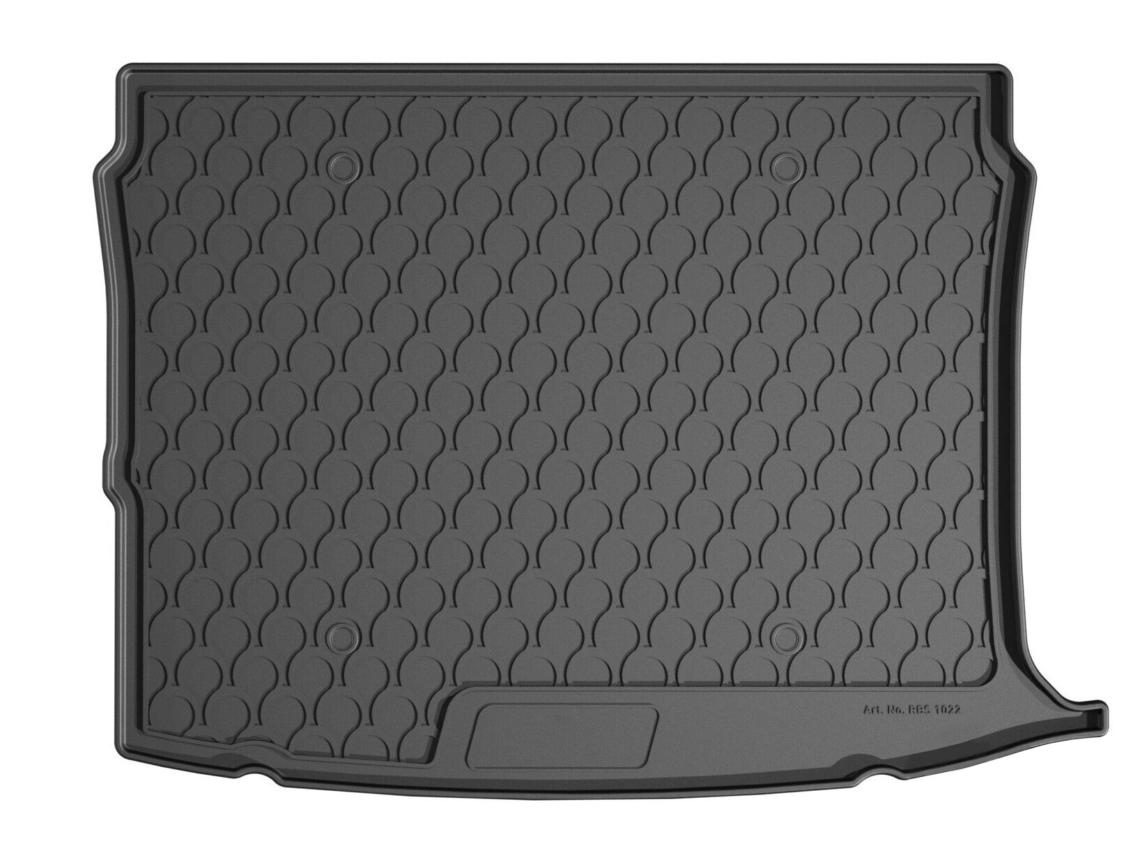 Vasca Baule Su Misura In Gomma Sintetica - Compatibile Per  Volkswagen Taigo (11/21>) Baule Alto