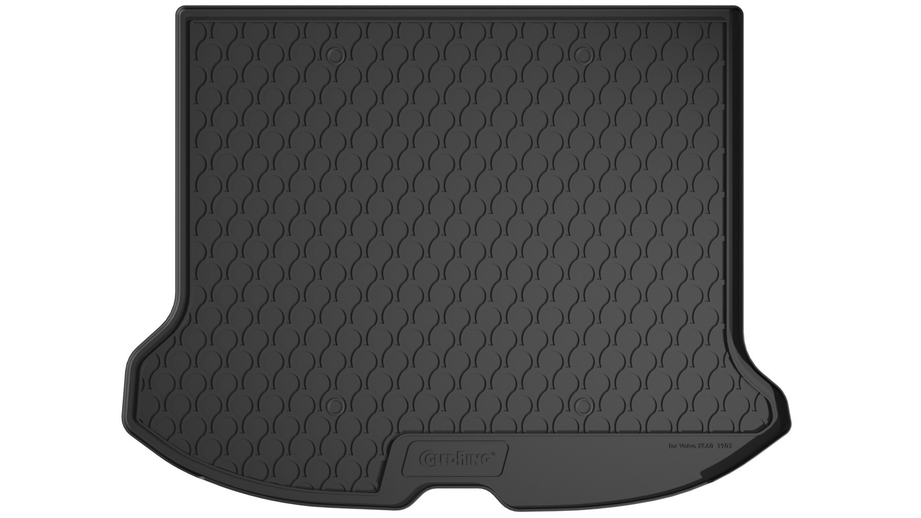 Vasca Baule Su Misura In Gomma Sintetica - Compatibile Per  Volvo Xc60 (11/08>04/17) Con Ruotino