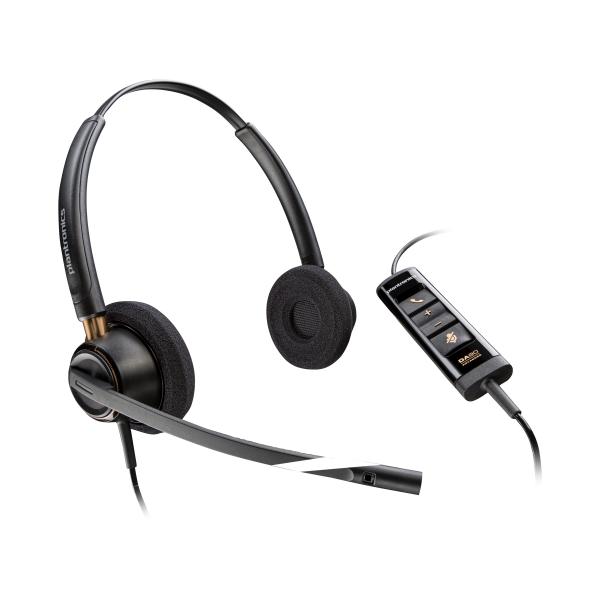 Poly Encorepro 525 UsB-A Stereo Headset - Replaces Poly Sku 218274-01