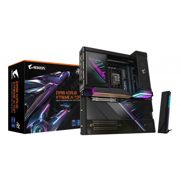 Gigabyte Z890 Aorus Xtreme Ai Top Scheda Madre - Supporta Cpu Intel Core Ultra [serie 2], Vrm A 22+1+2 Fasi, Fino A 9500mhz Ddr5 [oc], Pcie 5.0 M.2,