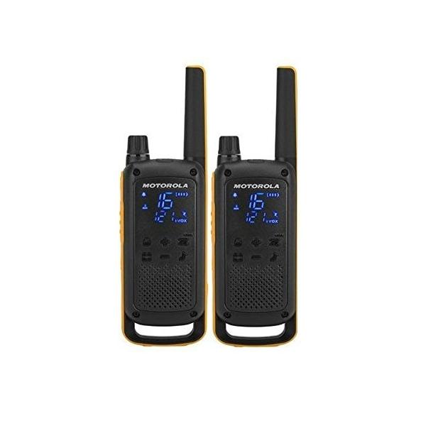 Motorola Talkabout T82 Extreme Twin Pack Ricetrasmittente 16 Canali Nero, Arancione (talkabout T82 Extreme Twin - Pack TwO-Way Radio 16 - Channels bl