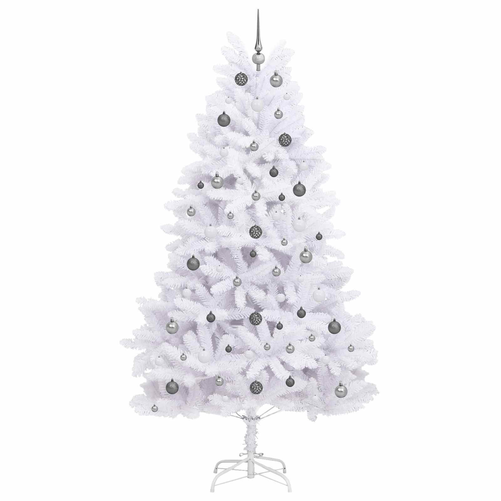 Albero Di Natale Artificiale Bianco 120 X 120 X 240 cm - Image 4