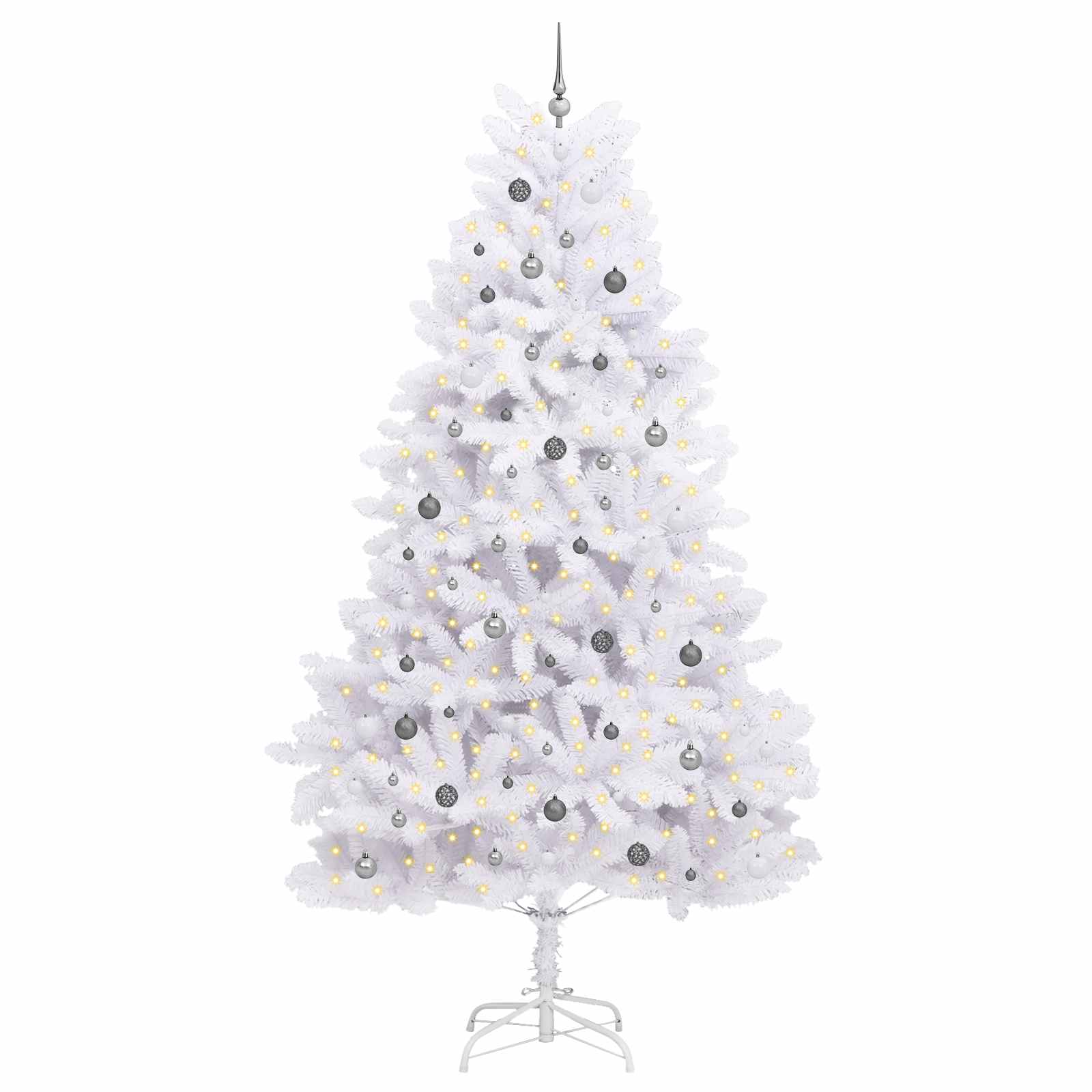 Albero Di Natale Artificiale Bianco 138 X 138 X 300 cm - Image 3