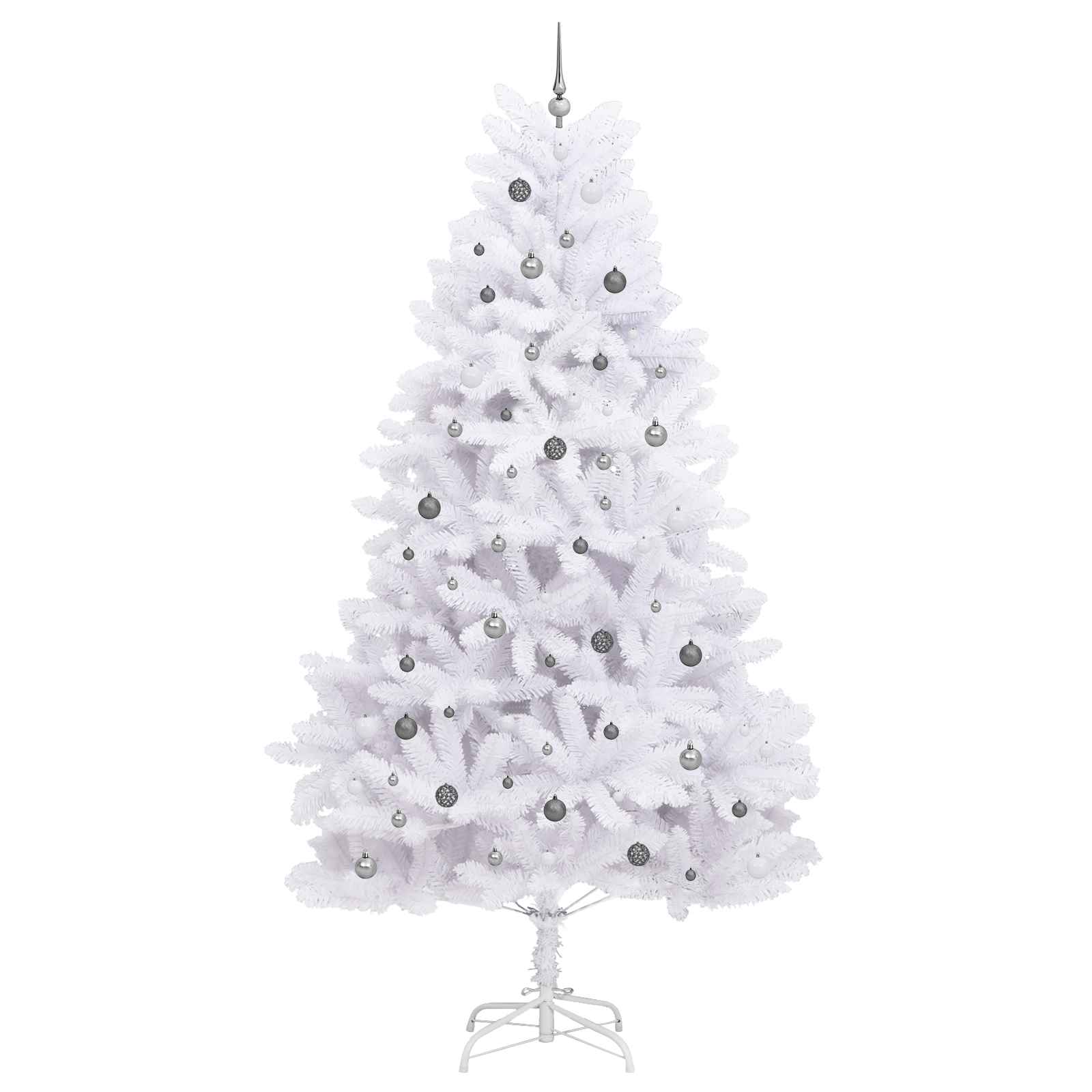 Albero Di Natale Artificiale Bianco 138 X 138 X 300 cm - Image 4