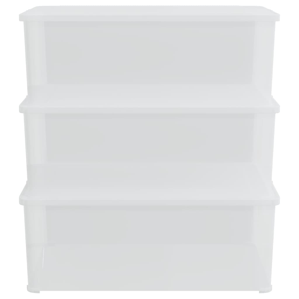 Contenitori In Plastica 3 Pz 10 L Impilabili - Image 3