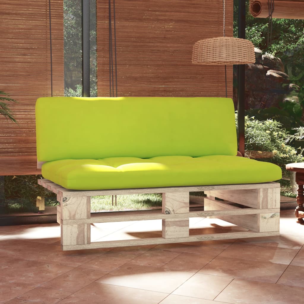 Divano Centrale Giardino Su Pallet In Legno Di Pino Impregnato