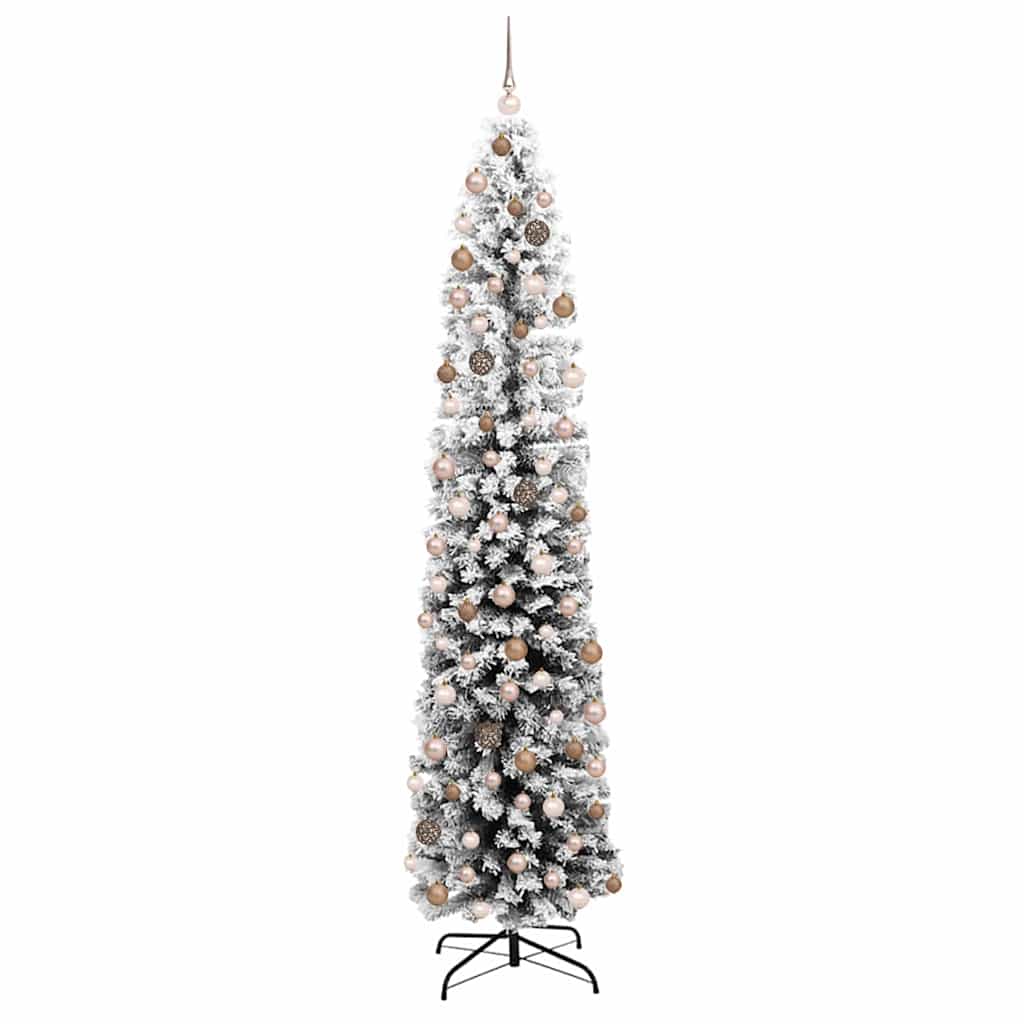 Albero Di Natale Artificiale Con 300 Led Verde 210 cm - Image 3