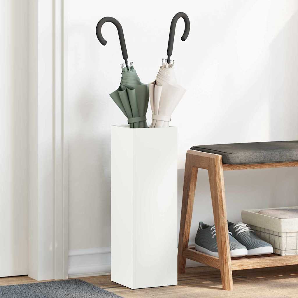Supporto Per Ombrellone Bianco 15,5 X 15,5 X 49 Cm Metallo