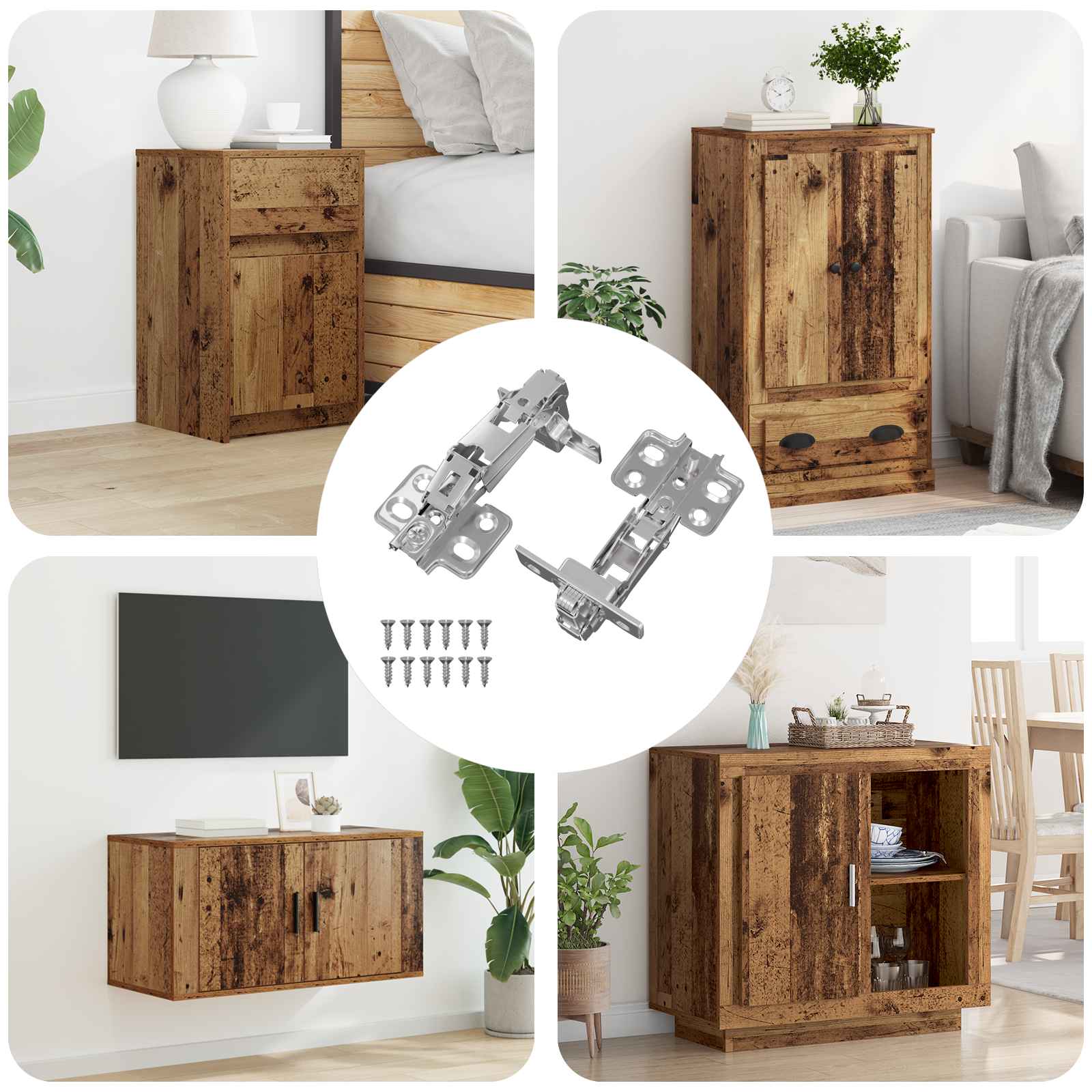 Cerniera 2 Pcs Nichel 139 X 64,1 X 10 Mm Ferro