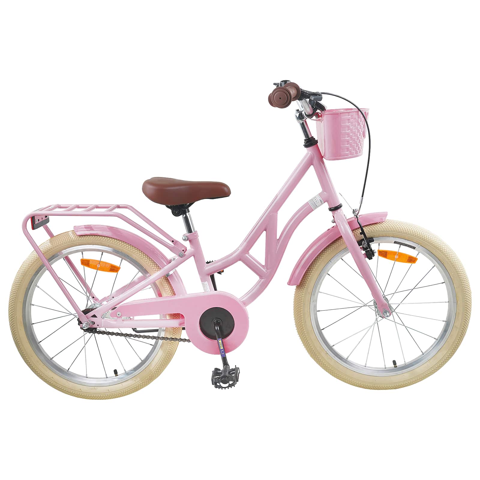 Bicicletta Per Bambini 24 Pollici Per 8-12 Anni Rosa Chiaro