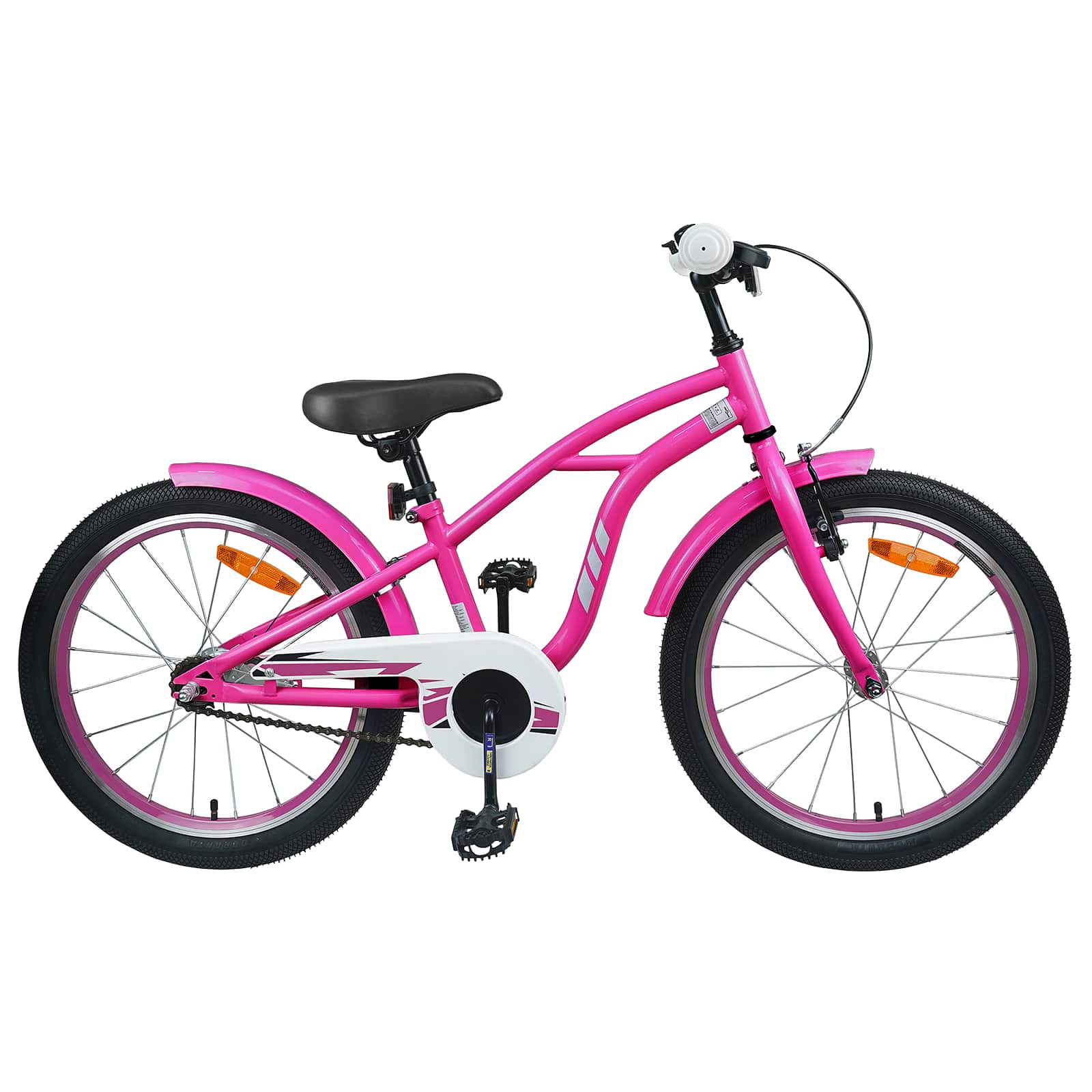 Bicicletta Per Bambini 22 Pollici 7-12 Rosa Scuro