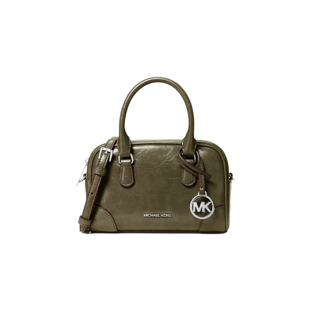 Borsa A Tracolla Michael Kors Thompson Verde 20 X 13 X 7 cm