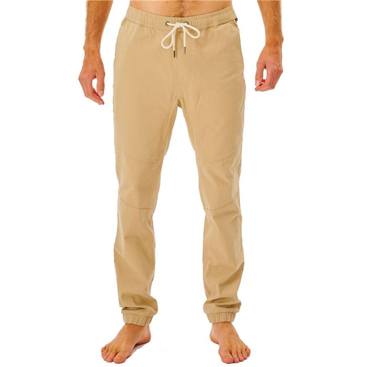 Pantalone Lungo Sportivo Rip Curl Re Entry Jogger Beige Uomo