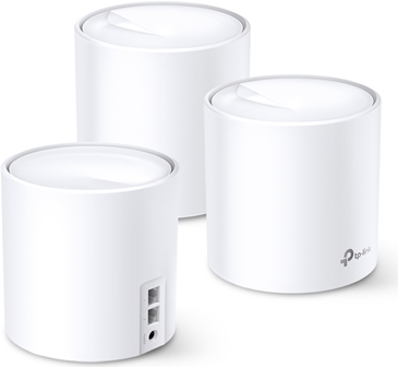 TP-Link Deco X60 - WlaN-System (3 Router) - Gige, 802.11ax - 802.11a/b/g/n/ac/ax - DuaL-Band