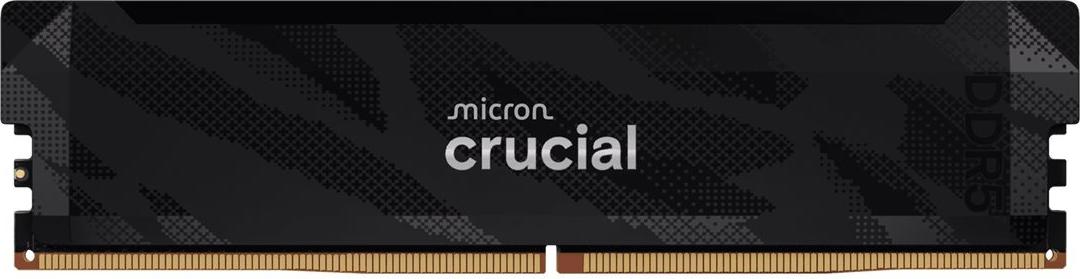 Crucial Pro Oc - Ddr5 - Modul - 16 Gb - Dimm 288-Pin - 6400 Mt/s / Pc5-51200 - Cl32 - 1.35 V - Ungepuffert - Matte Stealth Black (cp16g64c32u5b)