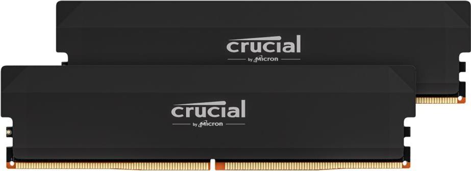Crucial Pro - Overclocking Edition - Ddr5 - Kit - 32 Gb: 2 X 16 Gb - Dimm 288-Pin - 6000 Mhz / Pc5-48000 - Cl36 - 1.35 V - Ungepuffert - Schwarz (cp2