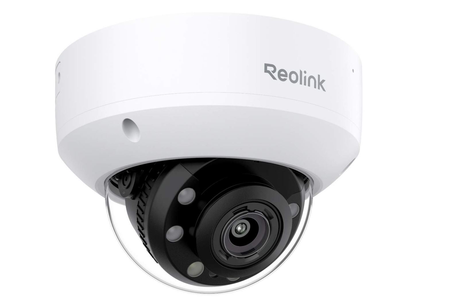 Reolink RP-Pcv8mz 4k Überwachungskamera 8mp Poe Dome 5x Optischer Zoom Ik10 Ip67 Weiß