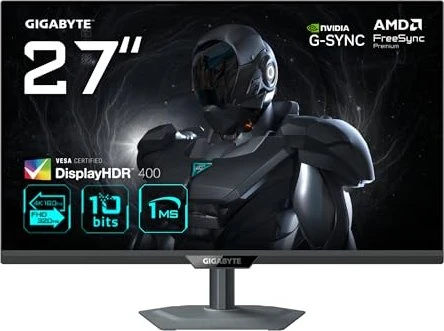 Gigabyte G27q20 27 Zoll Wqhd Fast Ips Gaming Monitor, 200hz, 0.5ms, Freesync Premium (g27q20)