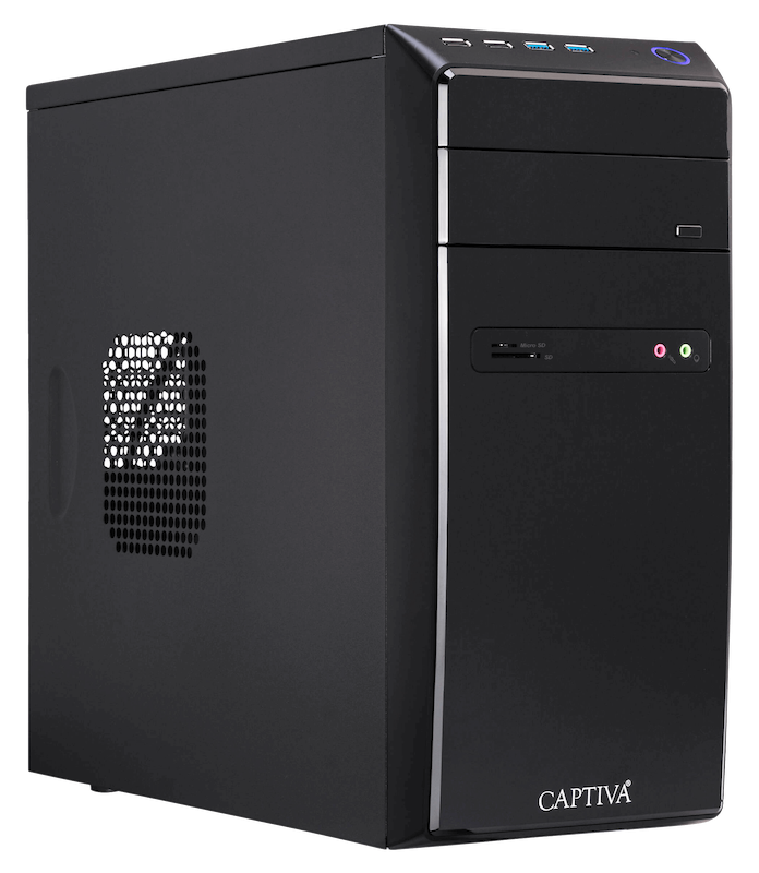 Captiva I60-536 Pc Ddr4-Sdram I5-10400 Intel® Core™ I5 Prozessoren Der 10. Generation 8 Gb 480 Gb Ssd Windows 10 Home Schwarz (60536)