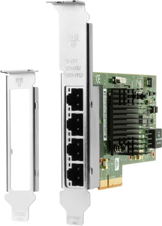 Hp Inc Intel I350-T4 - Netzwerkadapter - Pcie 2.1 X4 LoW-Profile - Gigabit Ethernet X 4 - Für Workstation Z2 G4, Z2 G5, Z2 G8, Z2 G9, Z4 G4, Z6 G4, Z