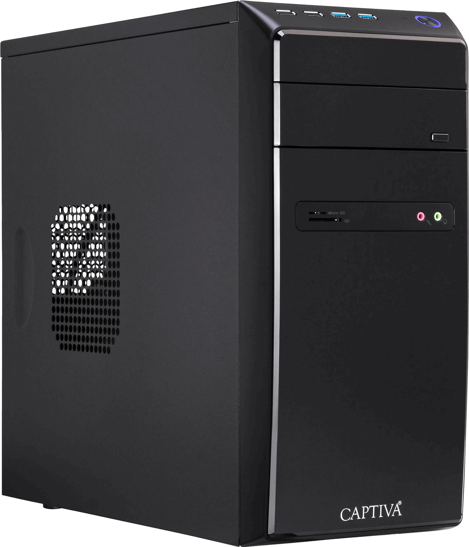 Captiva I58-863 Intel® Core™ I5 I5-10400 8 Gb Ddr4-Sdram 250 Gb Ssd Midi Tower Pc Schwarz (58863)
