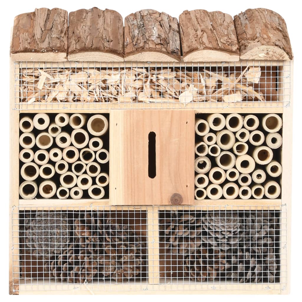 Casetta Per Insetti 30x10x30 Cm In Legno Di Abete