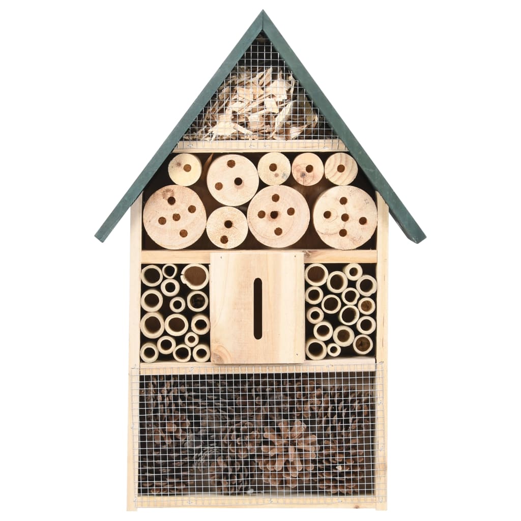 Casetta Per Insetti 31x10x48 Cm In Legno Di Abete