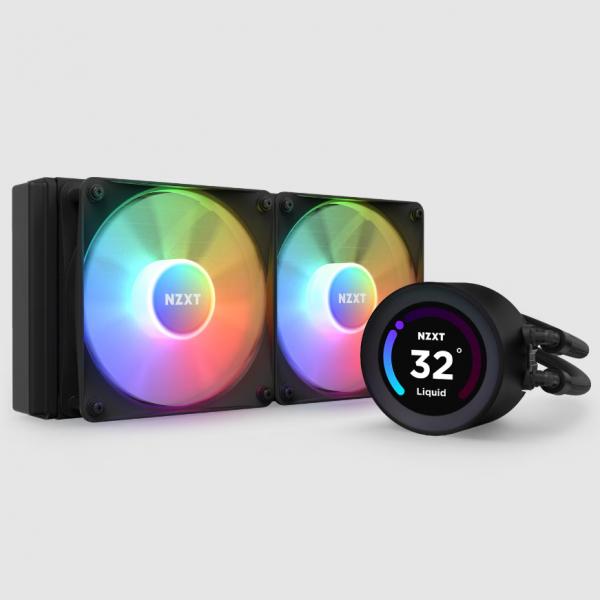 Nzxt Kraken Elite 240 Rgb Processore Raffreddatore Di Liquidi Tutto In Uno 12 Cm Nero 1 pz