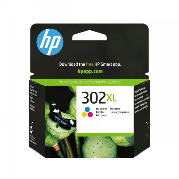 Hp Cart Ink Multicolor Xl 302 Per Dj2130/1110 Oj3830/4650 ts