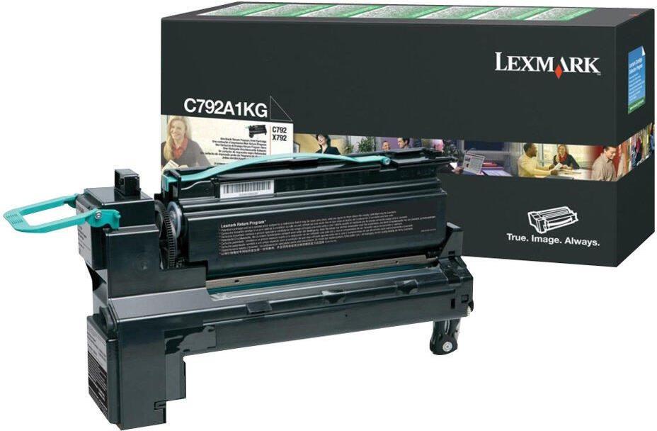 Lexmark Toner C792a1kg - Schwarz - Kapazität: 6.000 Seiten (c792a1kg)