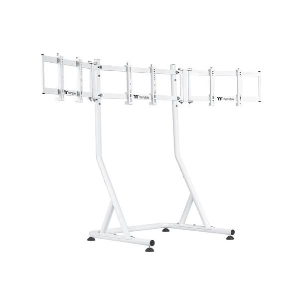 Thermaltake GeA-RmS-TmswhT-01 Supporti A Parete Per Tv 139,7 Cm [55] Pavimento Bianco (thermaltake Triple Monitor Stand For c)