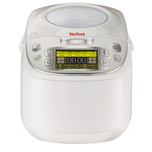 Tefal Rk8121 Cuoci Riso 750 W Argento, Bianco (tefal Rk8121 Multicooker 45 In 1 - Whi)
