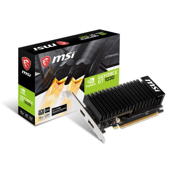 Msi Vga Geforce Gt 1030, Gt 1030 2ghd4 Lp Oc, 2gb Gddr4, Dp/hdmi