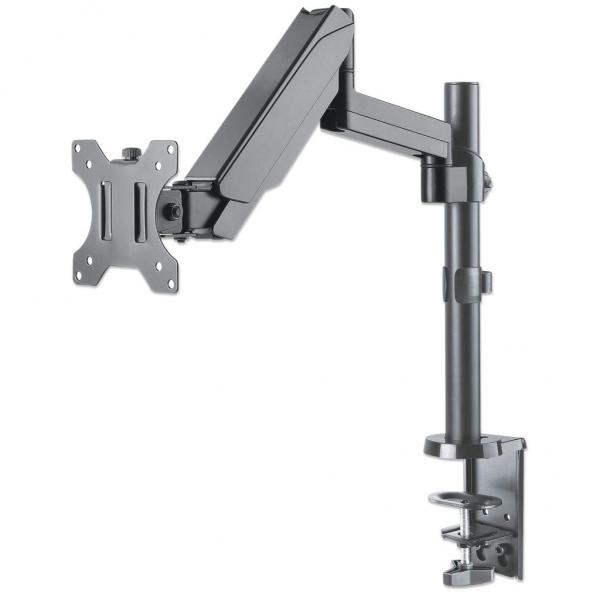 Manhattan 461580 Supporti A Parete Per Tv 81,3 Cm [32] Scrivania Grigio (tv/monitor Desk Mount Gas FulL- - Motion 27in Clamp/grom 100x100mm)