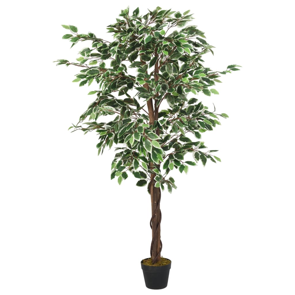 Albero Di Ficus Artificiale 1260 Foglie 200 Cm Verde