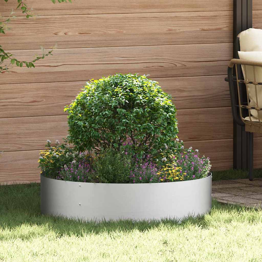 Anello Per Vaso Argento 80 X 80 X 20 Cm Acciaio Zincato