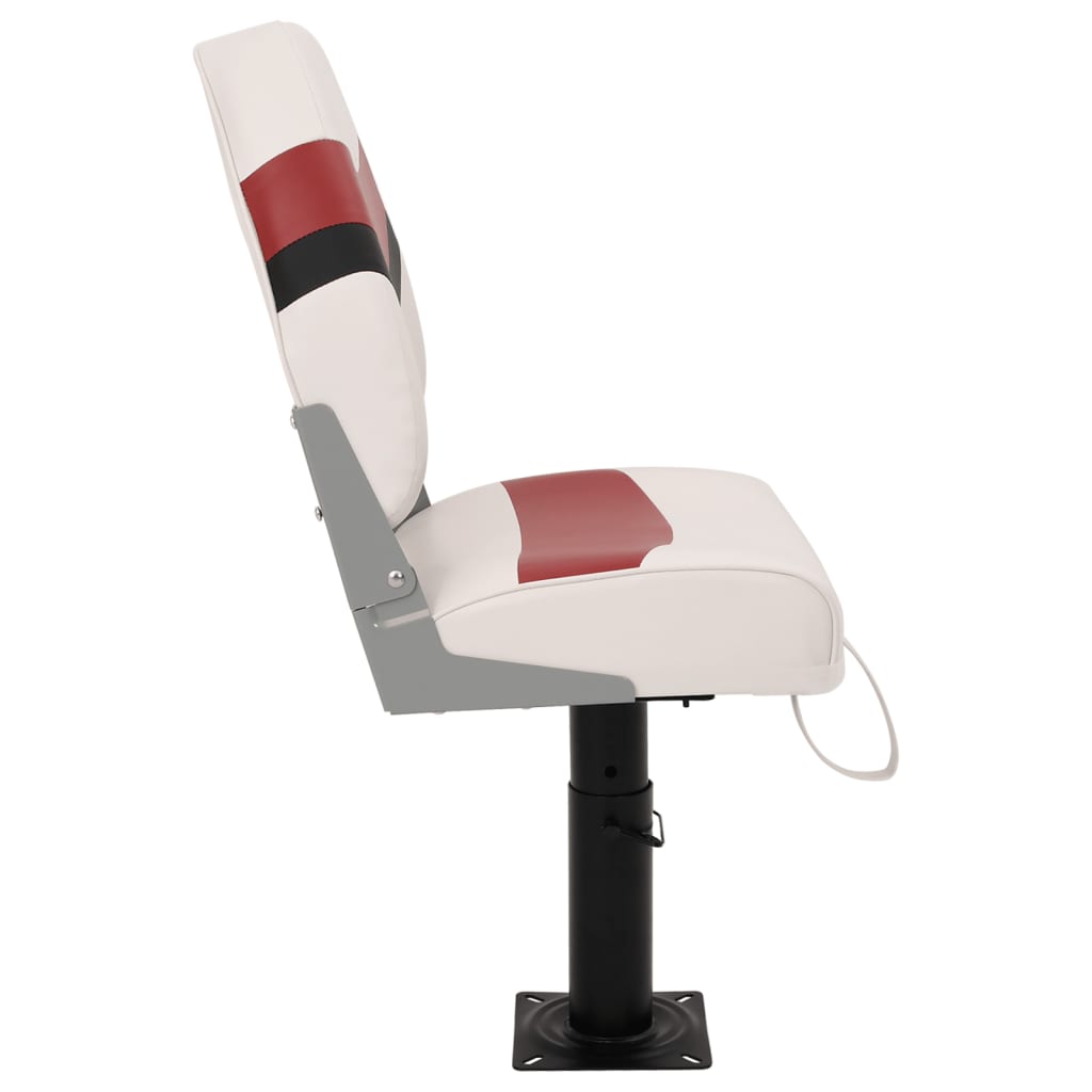 Set Sedile Da Barca Pieghevole 2pz Con Schienale Alto - Image 4