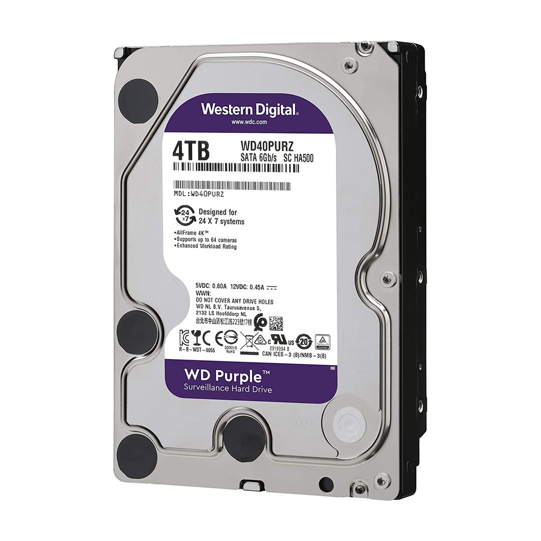 Hard Disk Interno Western Digital Wd43purz Purple 3.5"" 4tb Sata 3