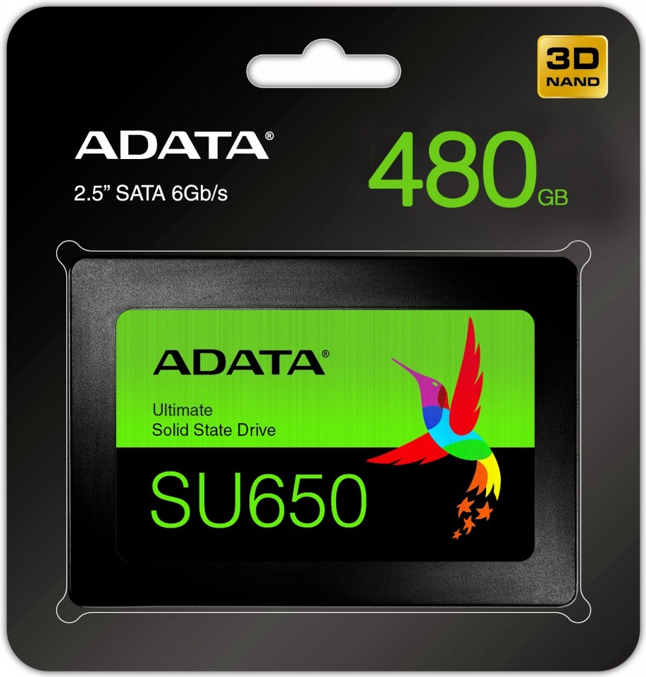 Adata Ultimate Su650 - Ssd - 480 Gb - Intern - 2.5" (6.4 Cm) - Sata 6gb/s