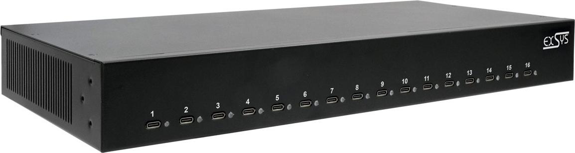Exsys EX-11017 16-Port Ladestation - 65.000 W - Usb Typ C (eX-11017)