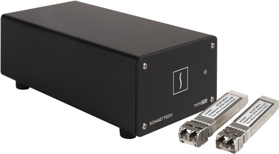 Sonnet Twin25g - Eingebaut - Kabelgebunden - Thunderbolt 3 - Faser - 25000 Mbit/s - Schwarz (twin25G-Tb)