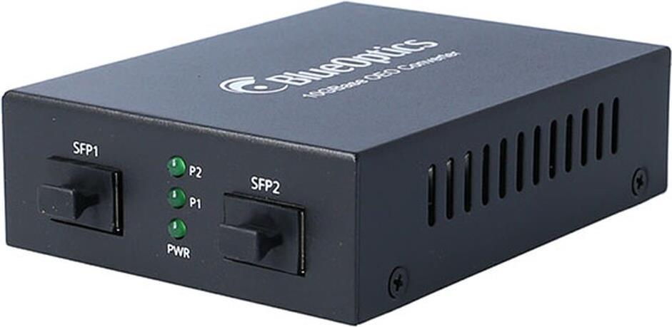 Blueoptics 10g Ethernet Media Converter 2x Sfp+ Netzwerk Medienkonverter 10000 Mbit/s 1550 Nm Schwarz (blmc011-009)
