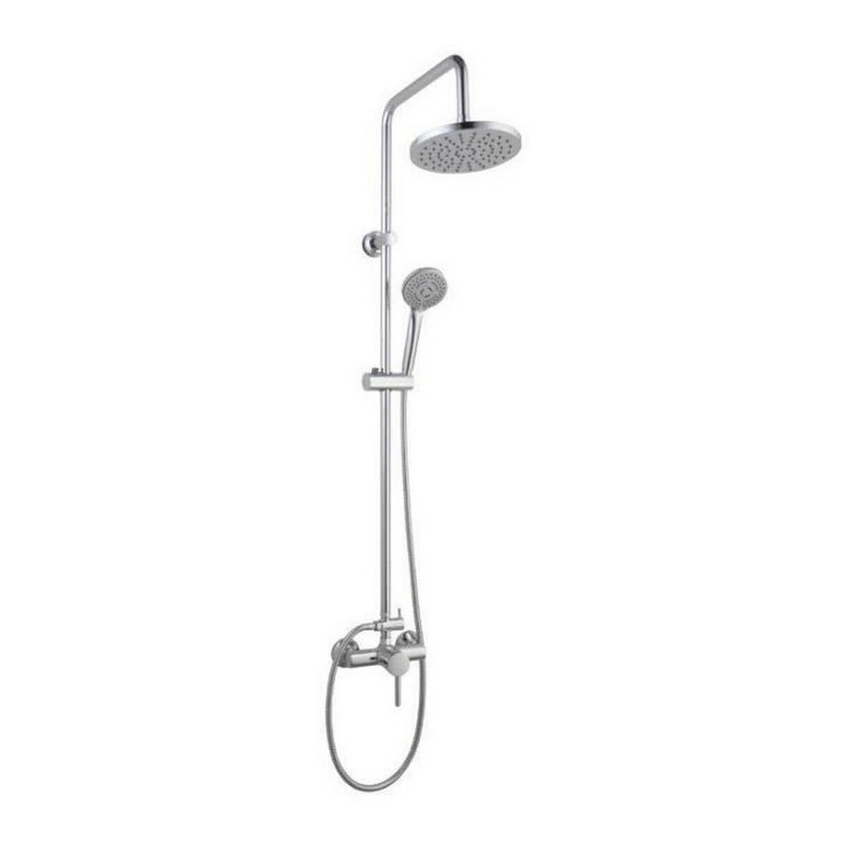 Colonna Doccia Rousseau Grigio Chrome 22 Mm 150 mm