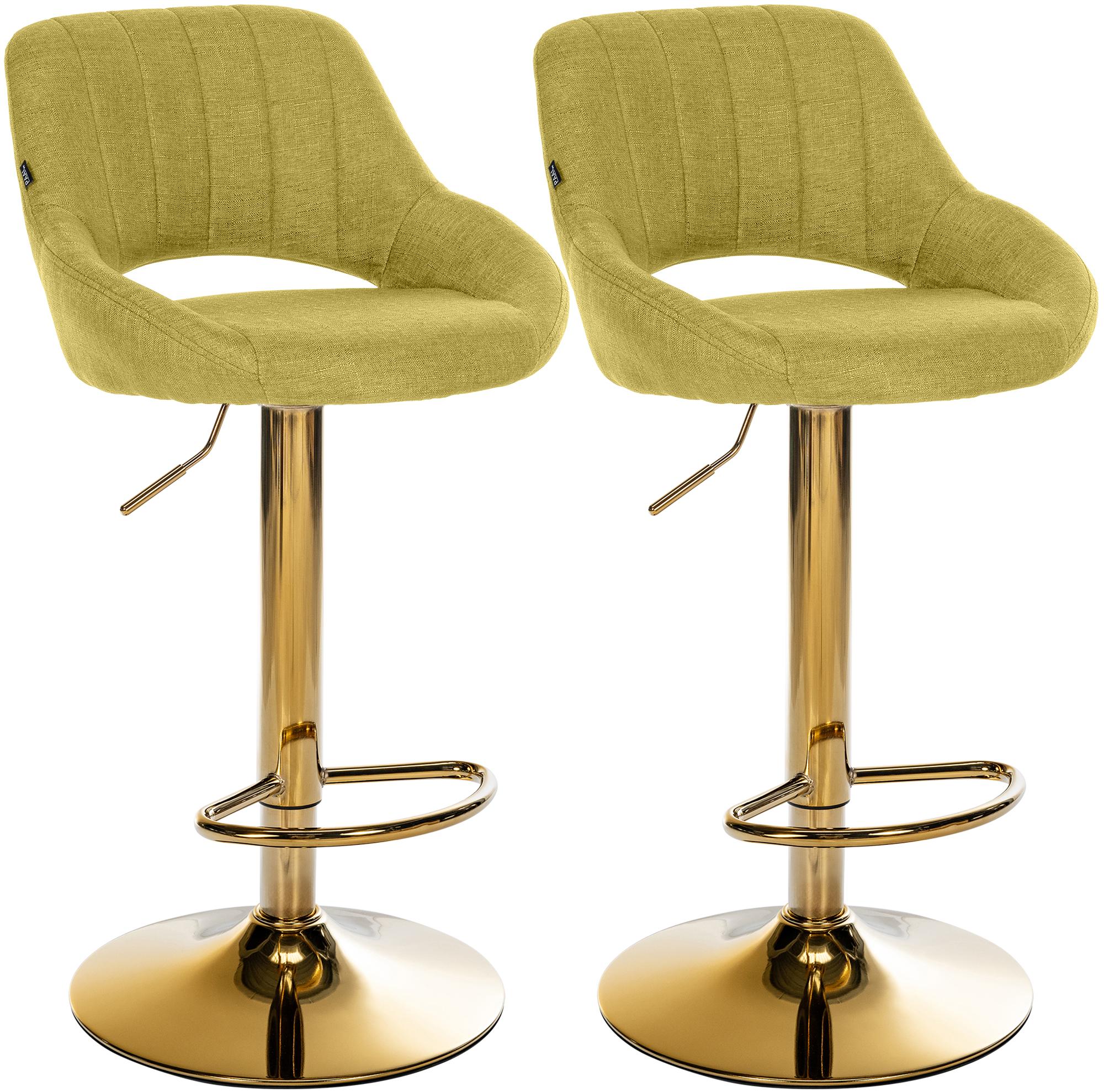 2er Set Barhocker Milet Stoff G