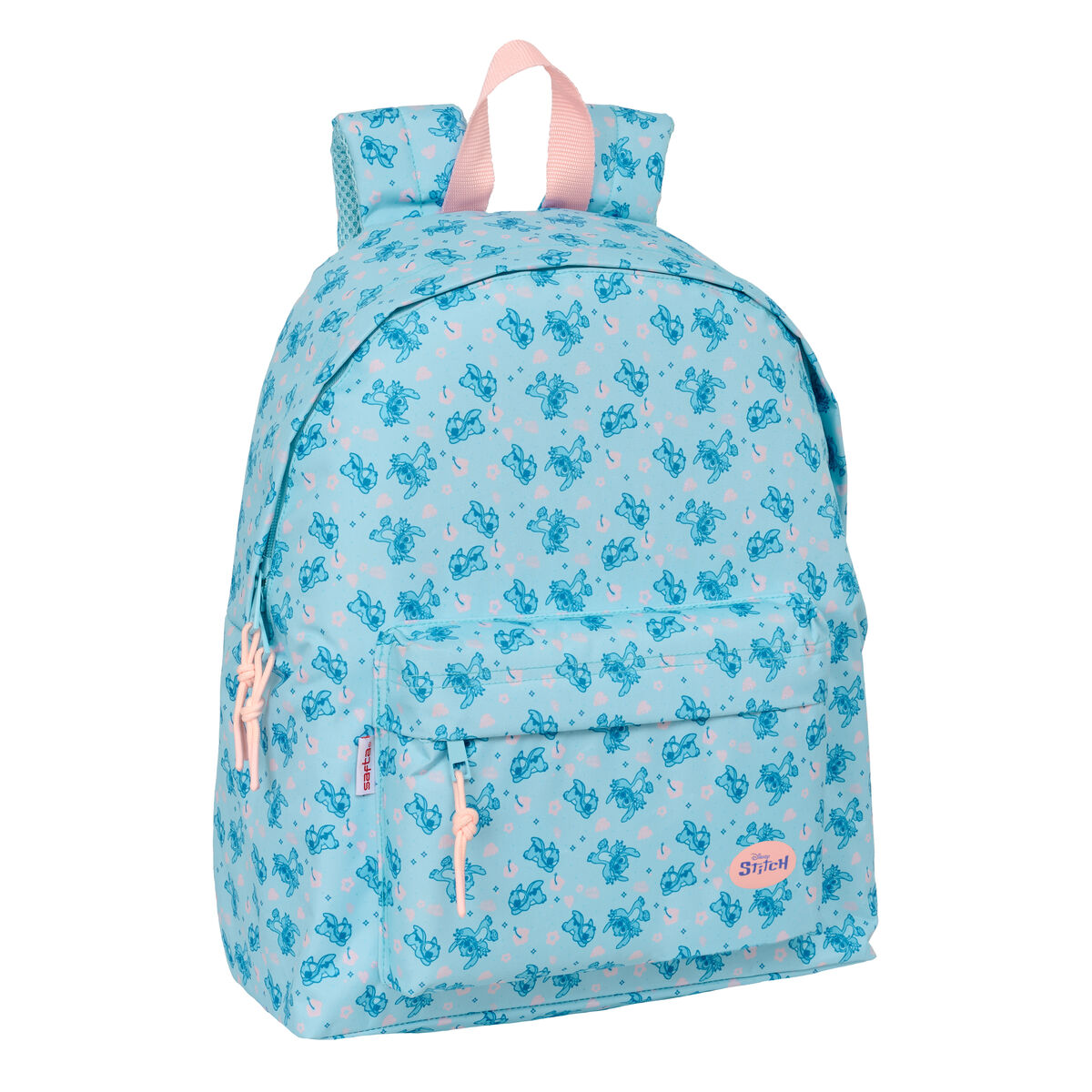 Zaino Scuola Lilo & Stitch Ohana Azzurro 33 X 42 X 15 cm