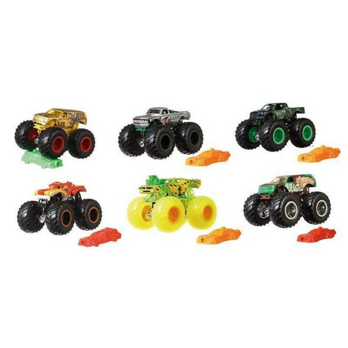Macchina Monster Trucks Hot Wheels Fyj44 1:64 Multicolore