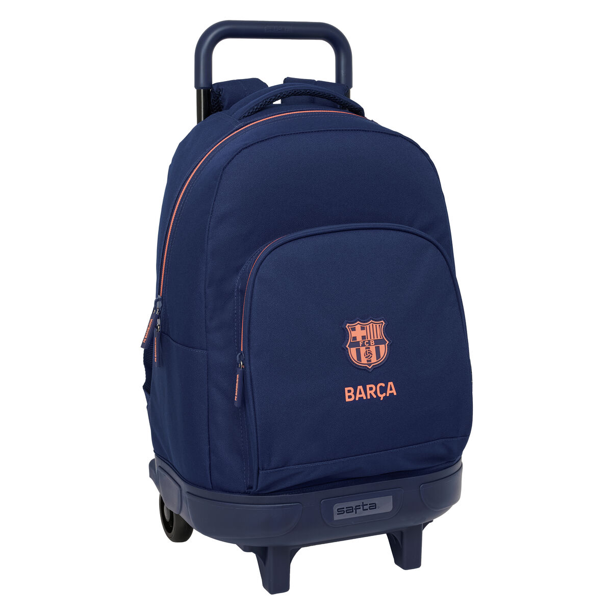 Zaino Scuola F.c. Barcelona Blu Marino 33 X 45 X 22 cm