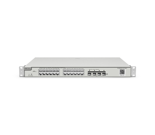 Reyee Cloud Switch Managed Gigabit L2, 24 Porte Gigabit Rj45, 4 Slot Sfp+ 10g, 19" Rack Mount