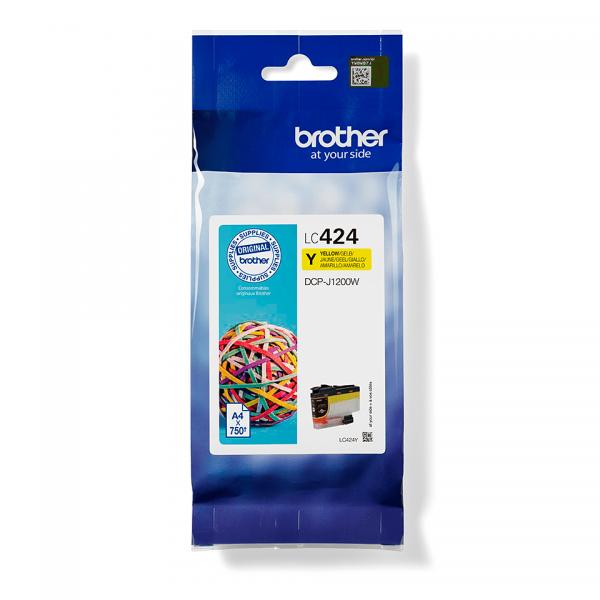 Brother Lc424y - Giallo - Originale - Cartuccia D'inchiostro